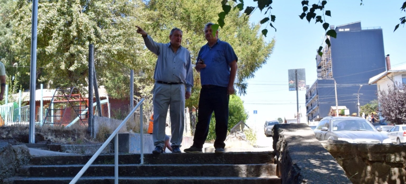 Bariloche: Todas las escaleras céntricas fueron convertidas en paseos familiares